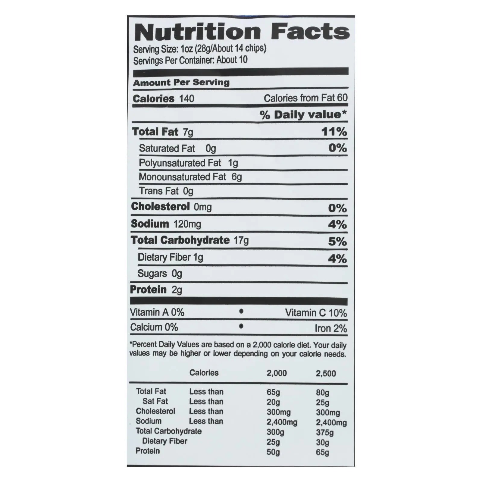 Boulder Canyon Natural Foods - Chips Ktl Cnct Avo S Salt - Case Of 12 - 10.00 Oz Boulder Canyon Natural Foods