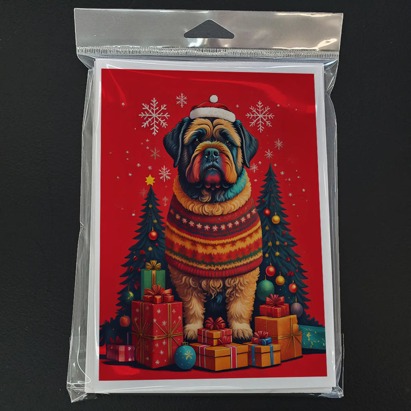 Bouvier des Flandres Holiday Christmas Greeting Cards Pack of 8 Caroline's Treasures