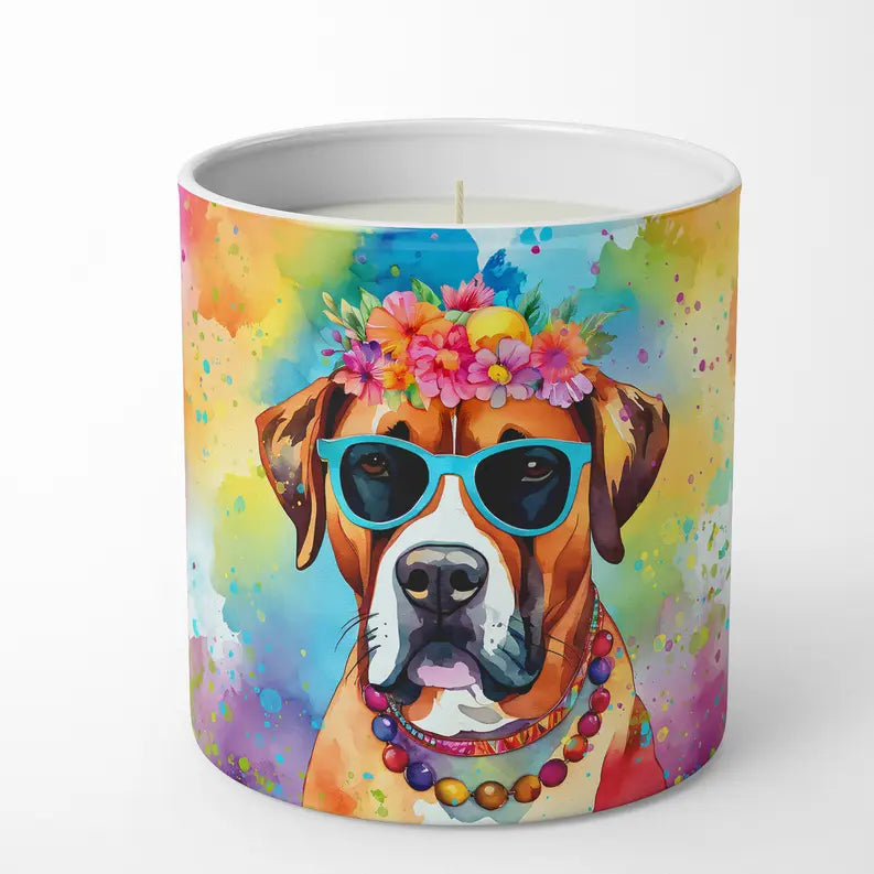 Boxer Hippie Dawg Pair of Pot Holders Caroline's Treasures