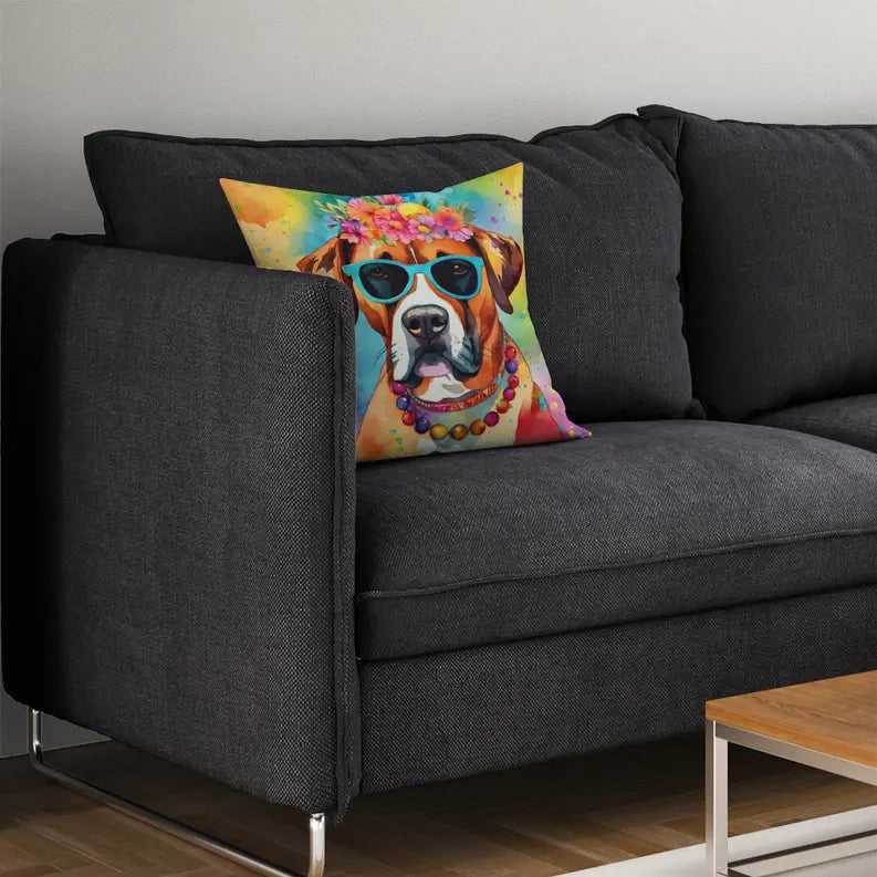 Boxer Hippie Dawg Pair of Pot Holders Caroline's Treasures