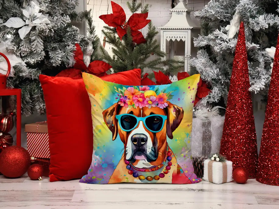 Boxer Hippie Dawg Pair of Pot Holders Caroline's Treasures