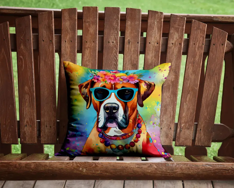 Boxer Hippie Dawg Pair of Pot Holders Caroline's Treasures