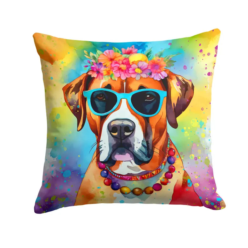 Boxer Hippie Dawg Pair of Pot Holders Caroline's Treasures
