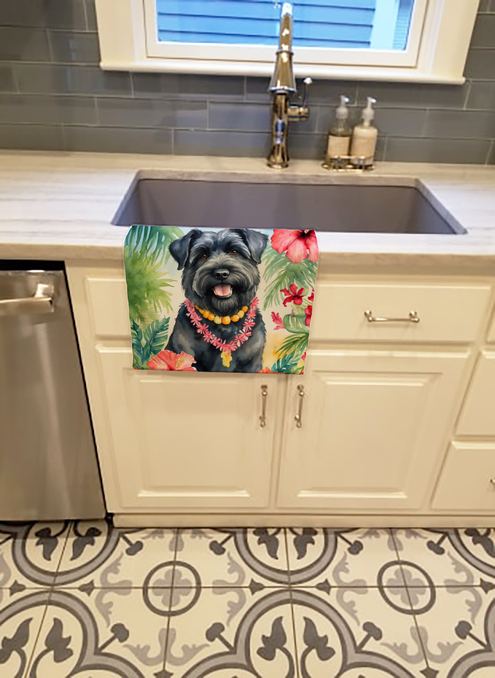 Boxer Luau Pair of Pot Holders Caroline's Treasures