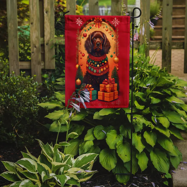 Boykin Spaniel Holiday Christmas Garden Flag Caroline's Treasures