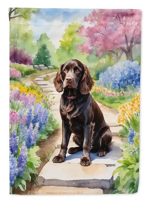 Boykin Spaniel Spring Path Garden Flag Caroline's Treasures