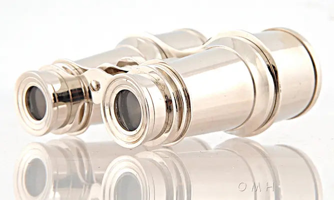 Brass Binoculars with Leather Case OMH USA
