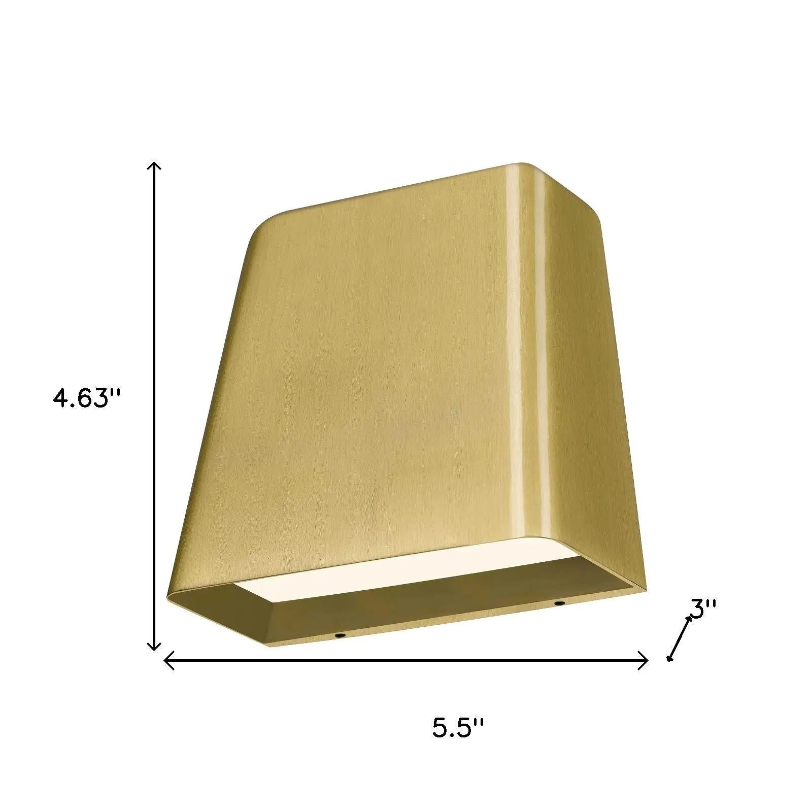 Brass LED Dimmable Outdoor Hanging Light Homeroots Outdoor
