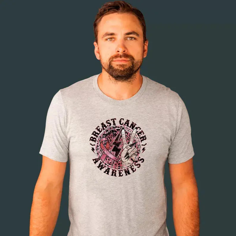 Breast Cancer Awareness- Rockstar Shirt Bella Bean