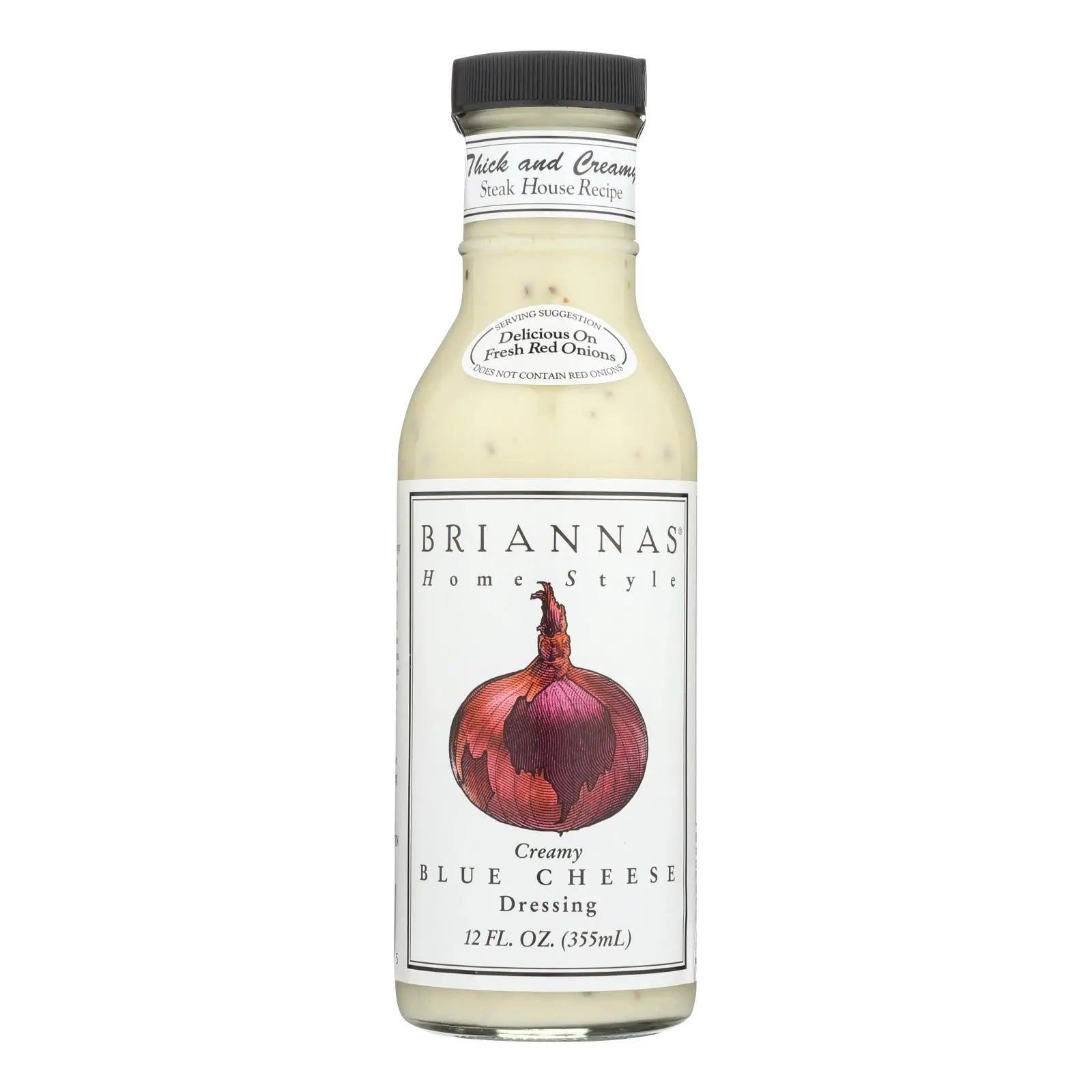 Brianna's - Salad Dressing - Creamy Blue Cheese - Case Of 6 - 12 Fl Oz. Brianna's
