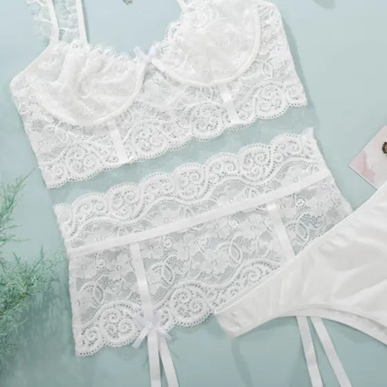 Bridal Lingerie (3 Piece Set) La Belle Fantastique