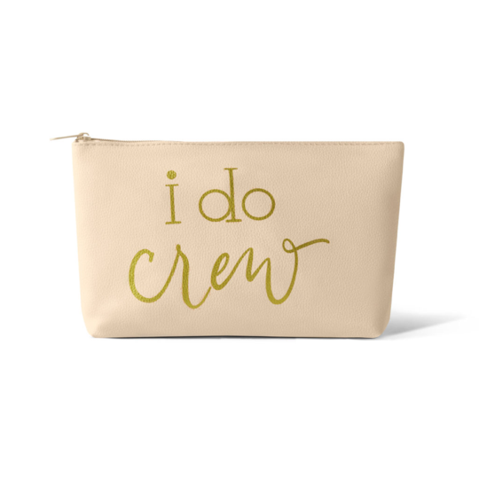 Bride/Bridesmaid Makeup Bag in Faux Leather Samantha Margaret