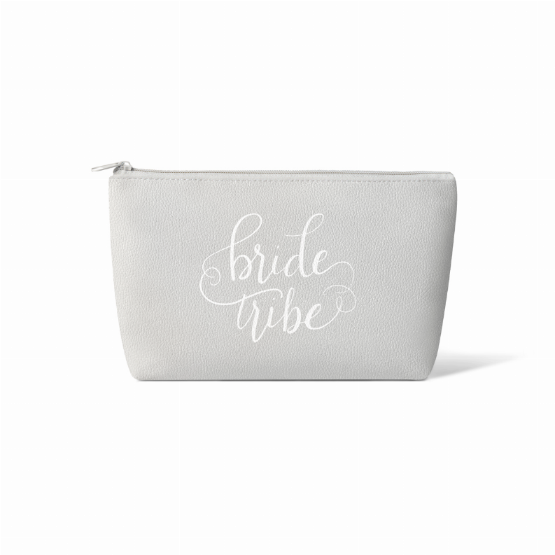 Bride/Bridesmaid Makeup Bag in Faux Leather Samantha Margaret