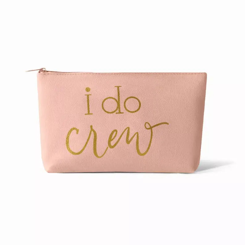 Bride/Bridesmaid Makeup Bag in Faux Leather Samantha Margaret