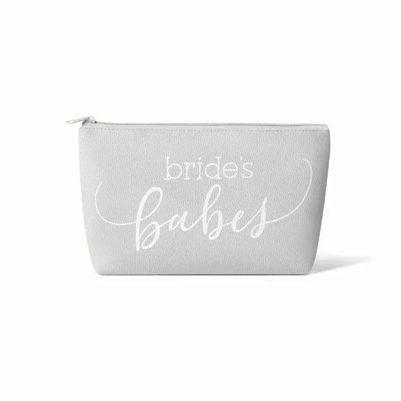 Bride/Bridesmaid Makeup Bag in Faux Leather Samantha Margaret