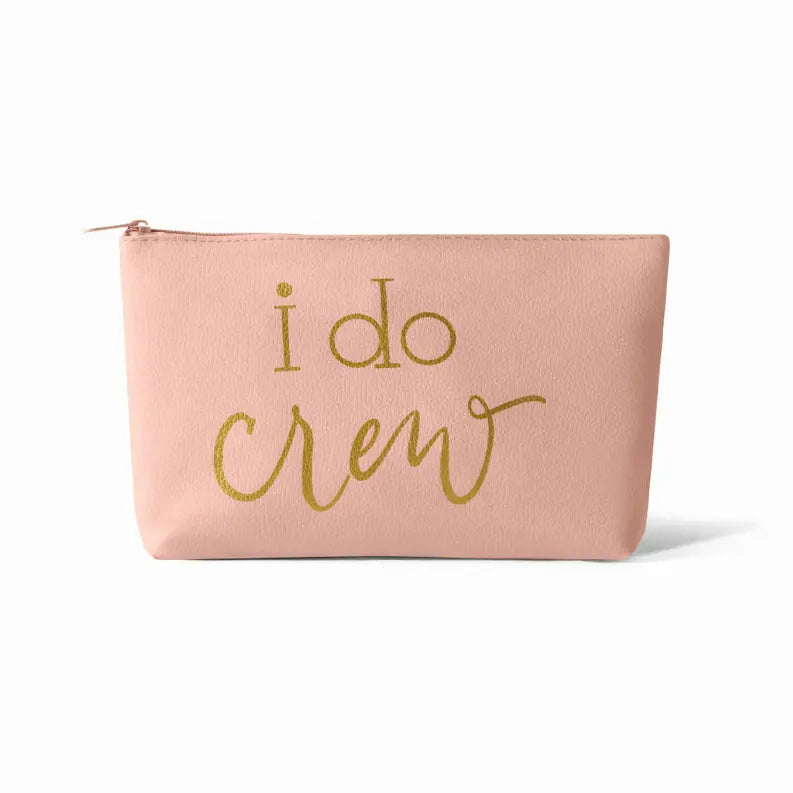 Bride/Bridesmaid Makeup Bag in Faux Leather Samantha Margaret