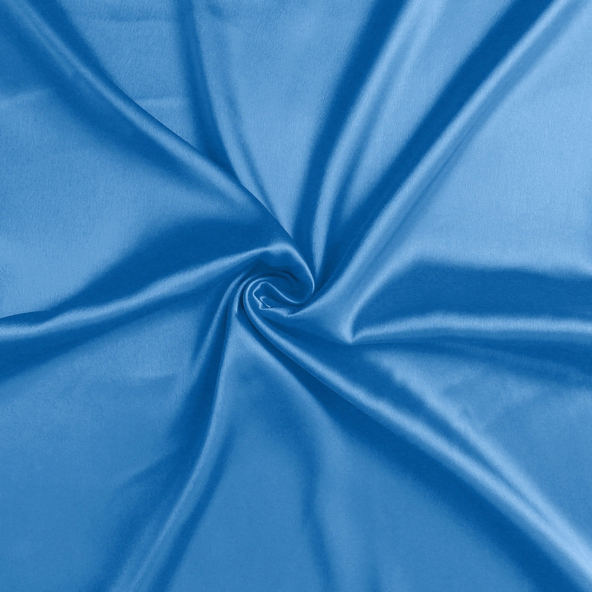Bright Blue Dreamy Set Of 2 Silky Satin Standard Pillowcases Homeroots Bed & Bath