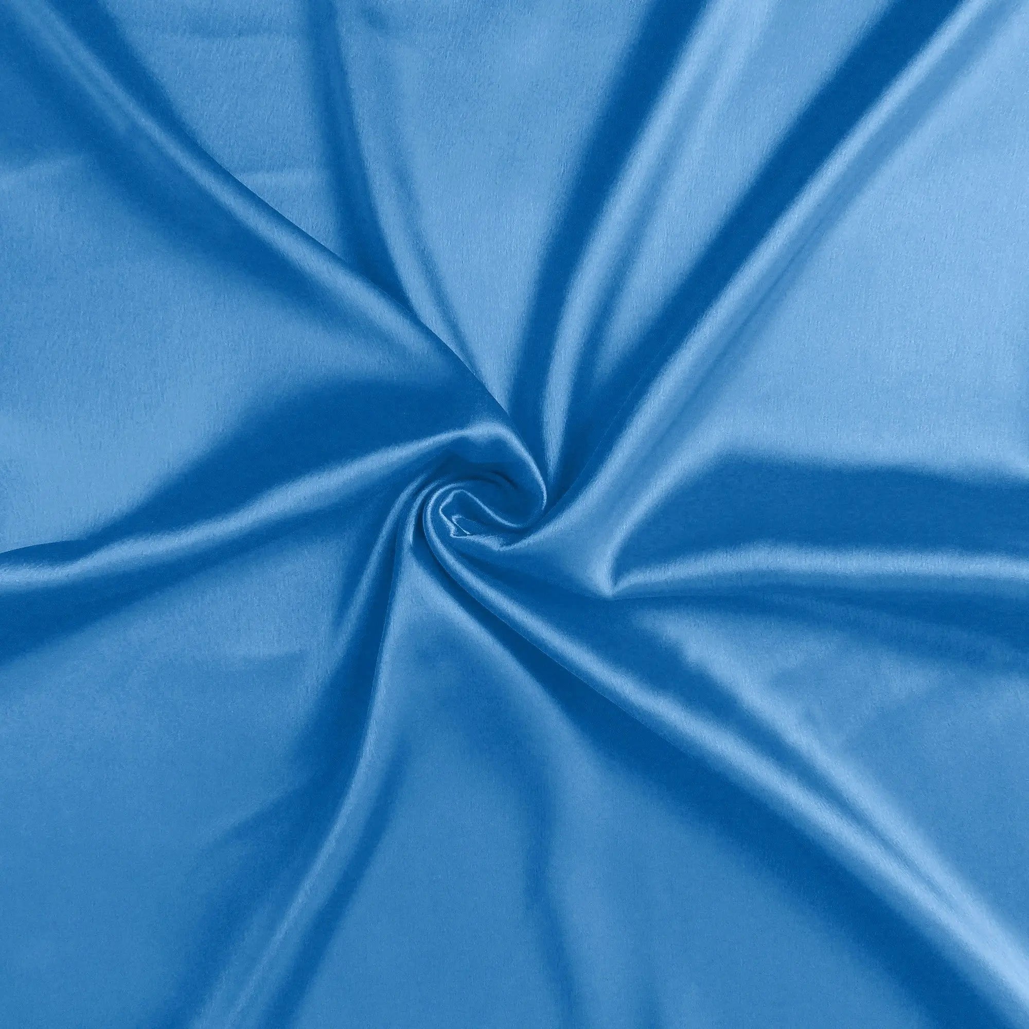 Bright Blue Dreamy Set Of 2 Silky Satin Standard Pillowcases Homeroots Bed & Bath