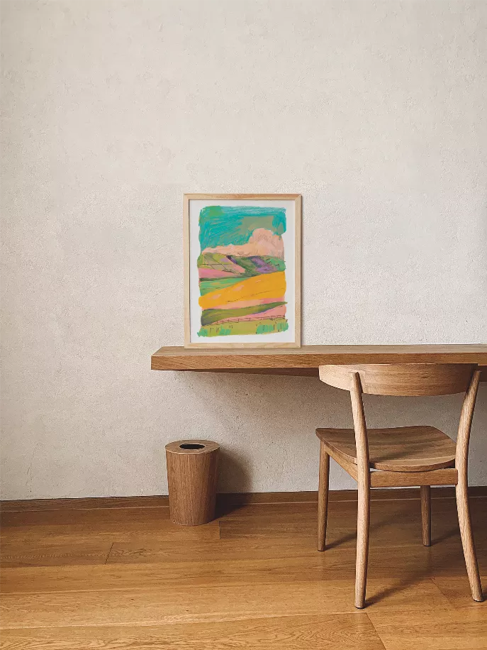 Bright Hills The Crafted Prints