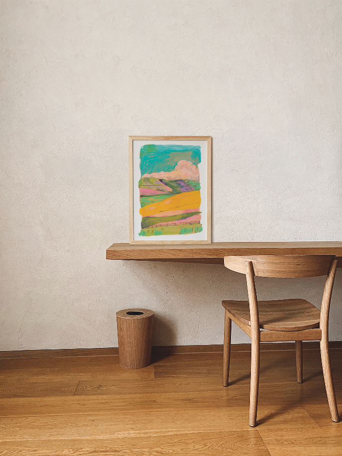Bright Hills The Crafted Prints
