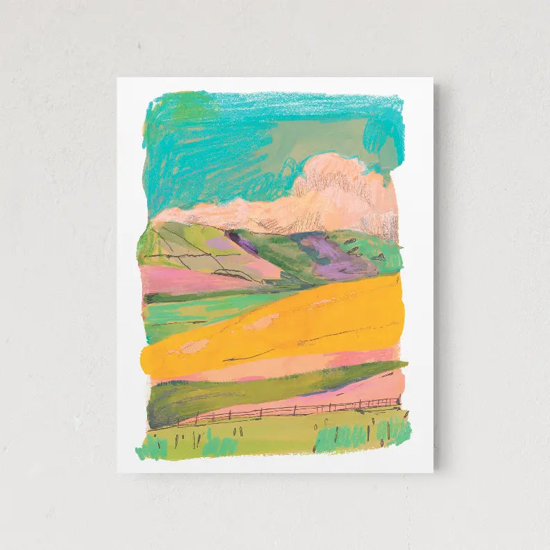 Bright Hills The Crafted Prints