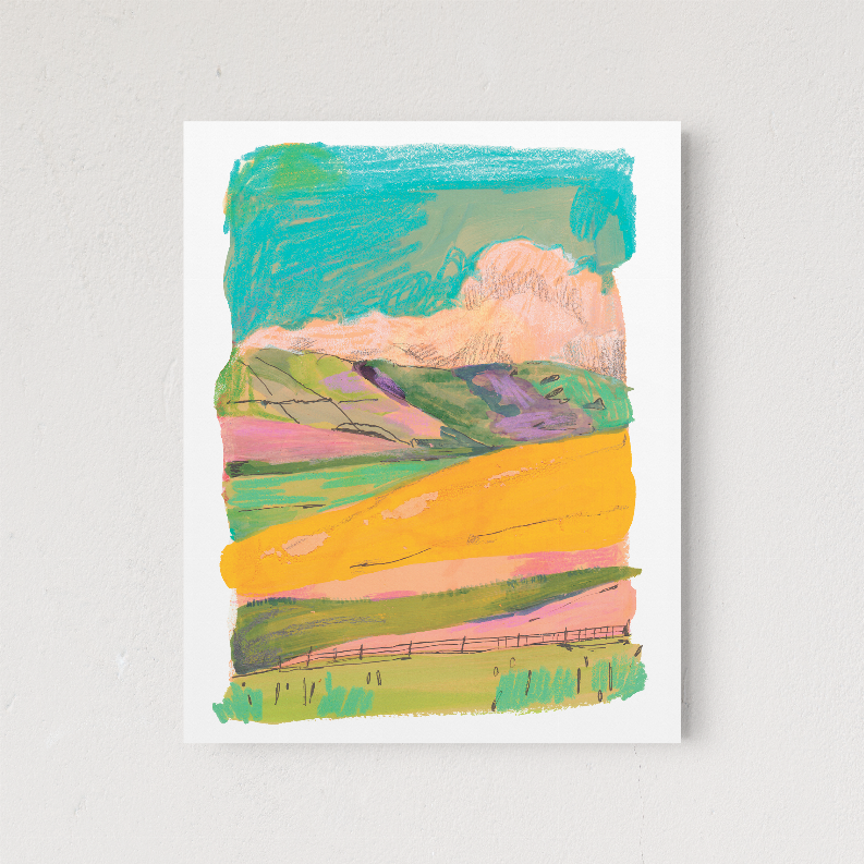 Bright Hills The Crafted Prints