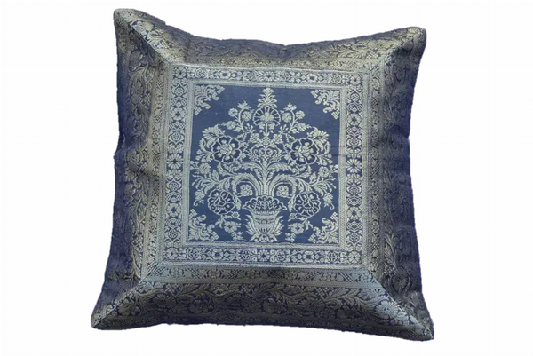 Brocade Silk Decorative Throw Pillow Case OMSutra