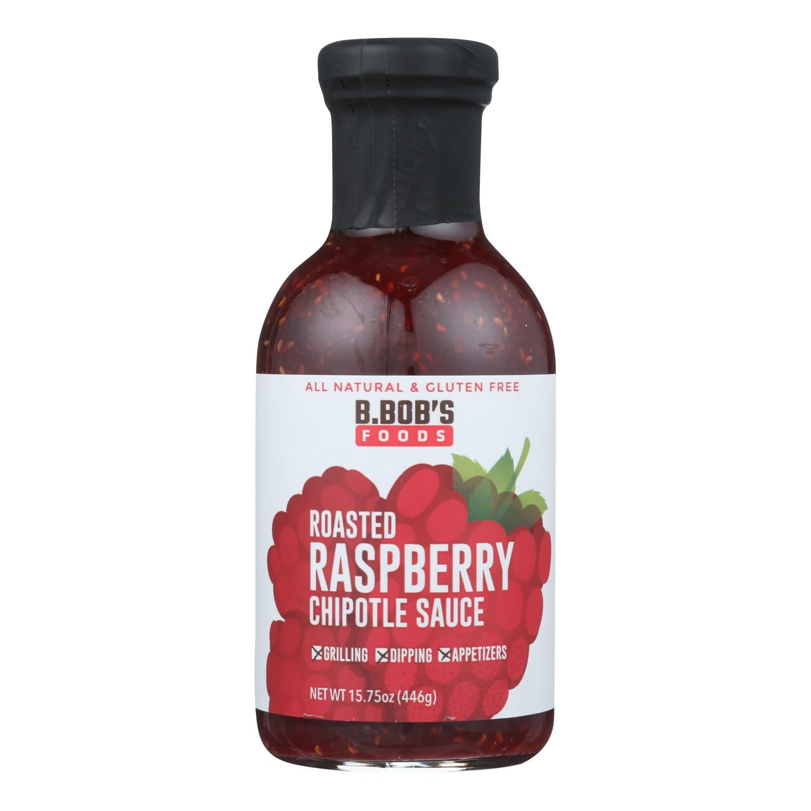 Bronco Bob's - Chipotle Sauce - Roasted Raspberry - Case Of 6 - 15.75 Fl Oz. Bronco Bob's