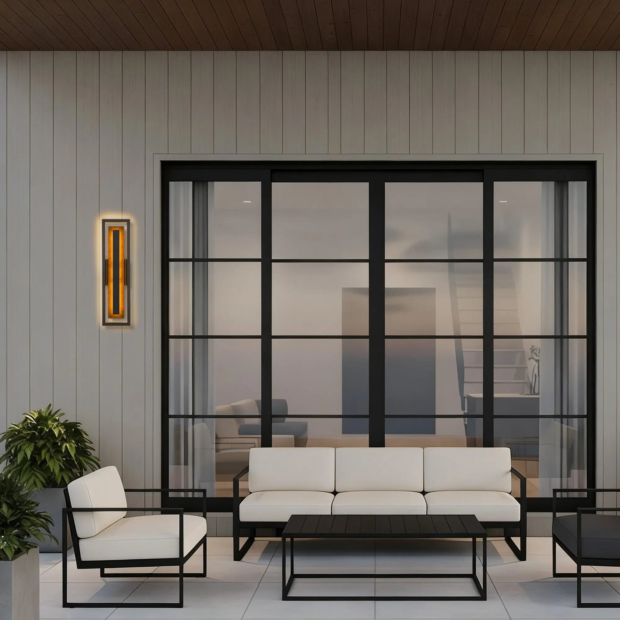Bronze LED Dimmable Outdoor Hanging Light Homeroots Outdoor