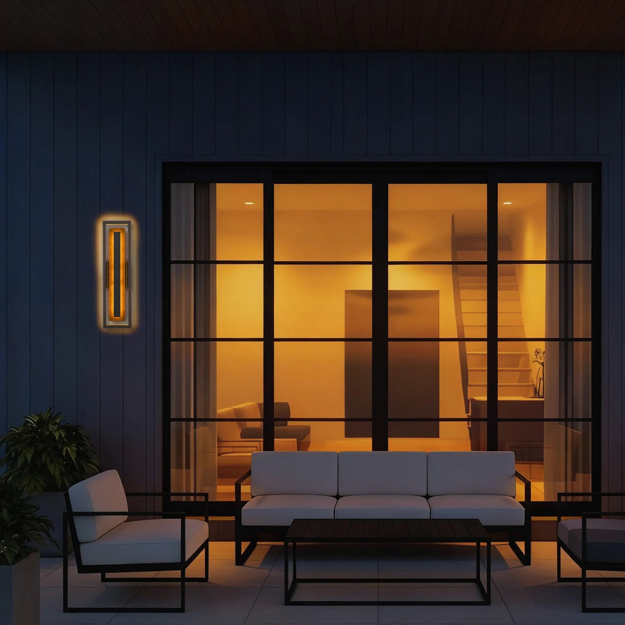Bronze LED Dimmable Outdoor Hanging Light Homeroots Outdoor