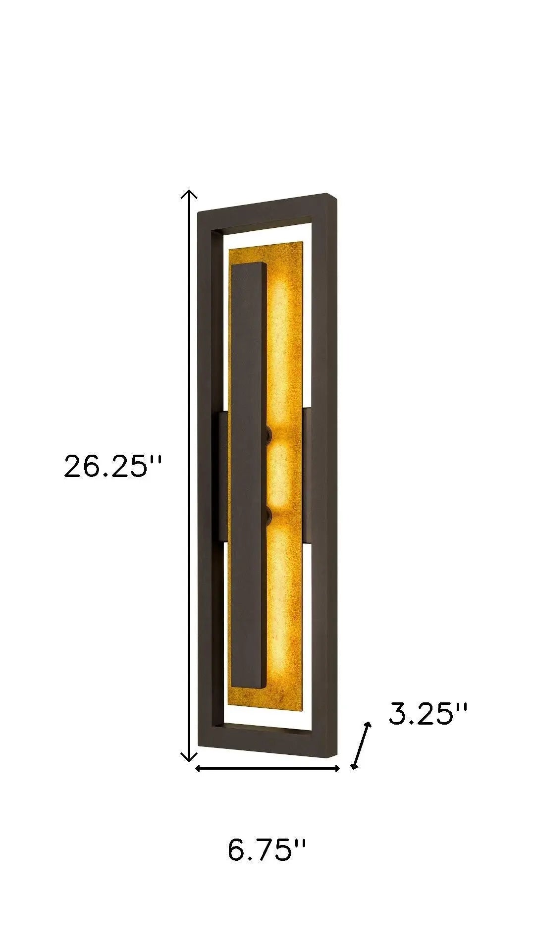 Bronze LED Dimmable Outdoor Hanging Light Homeroots Outdoor