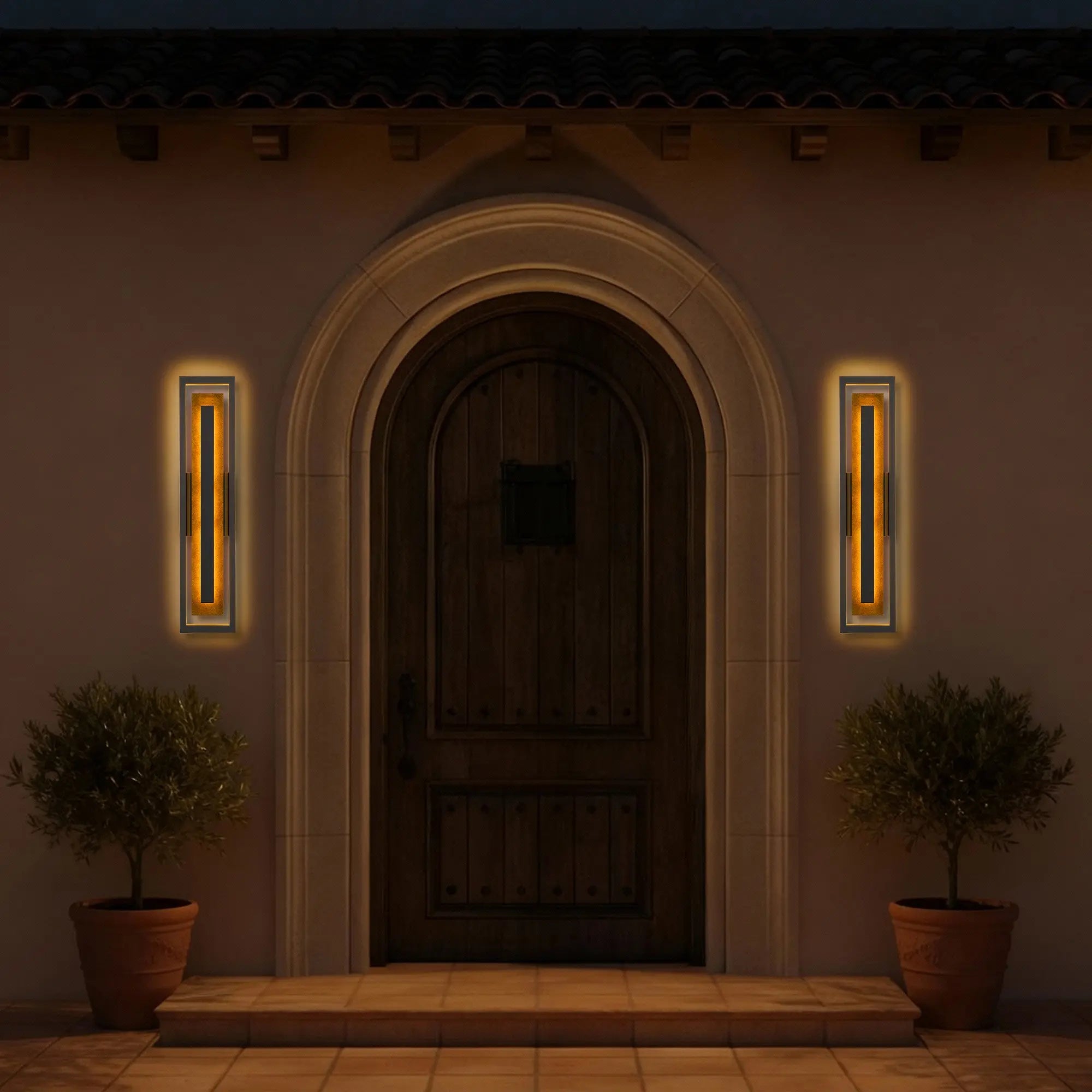 Bronze LED Dimmable Outdoor Hanging Light Homeroots Outdoor