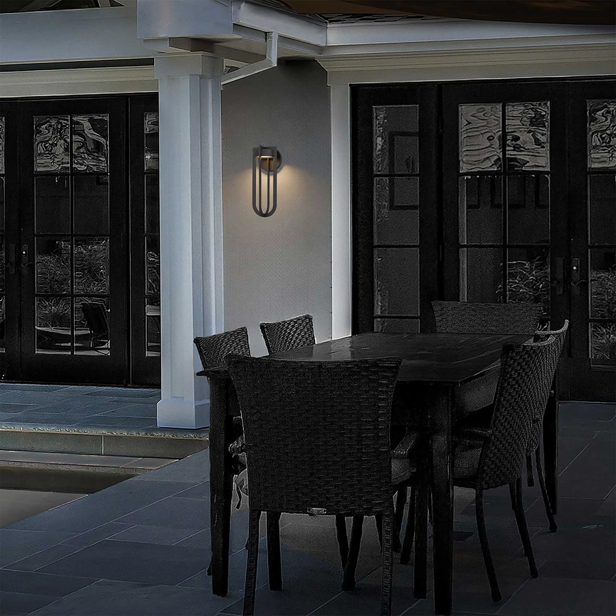 Bronze LED Dimmable Outdoor Hanging Light Homeroots Outdoor