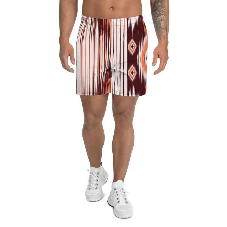 Brown Aztec Print Men's Shorts Adirelounge