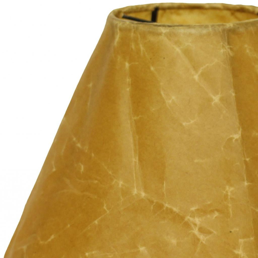 Brown Crinkle Oil Paper Empire Lamp Shade Homeroots Lighting