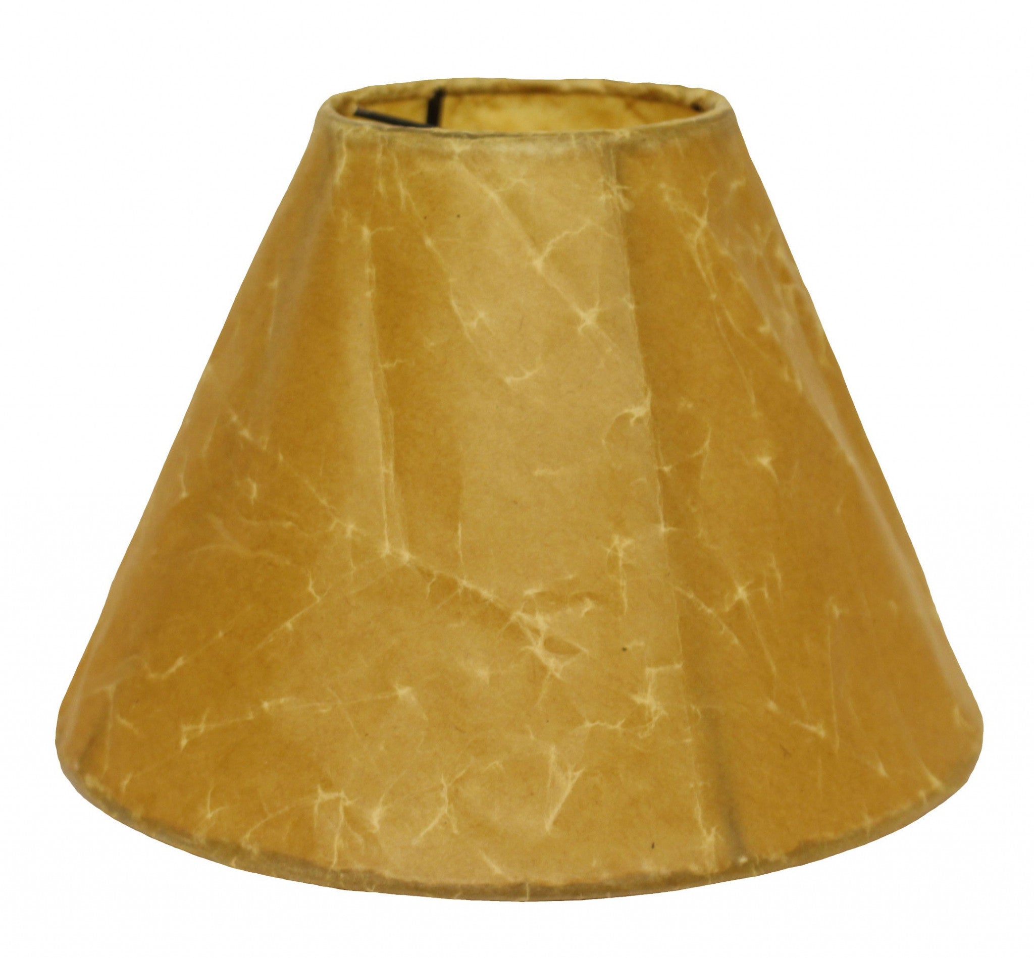 Brown Crinkle Oil Paper Empire Lamp Shade Homeroots Lighting