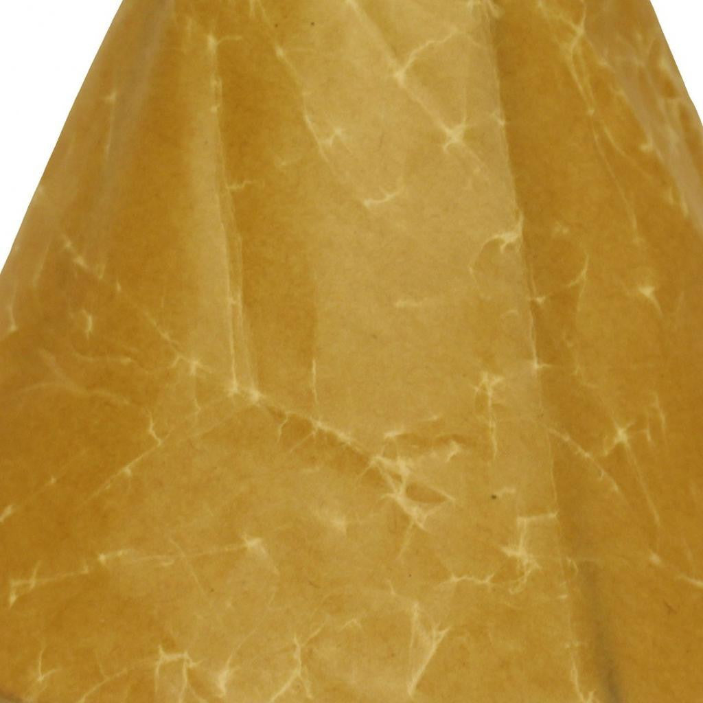 Brown Crinkle Oil Paper Empire Lamp Shade Homeroots Lighting