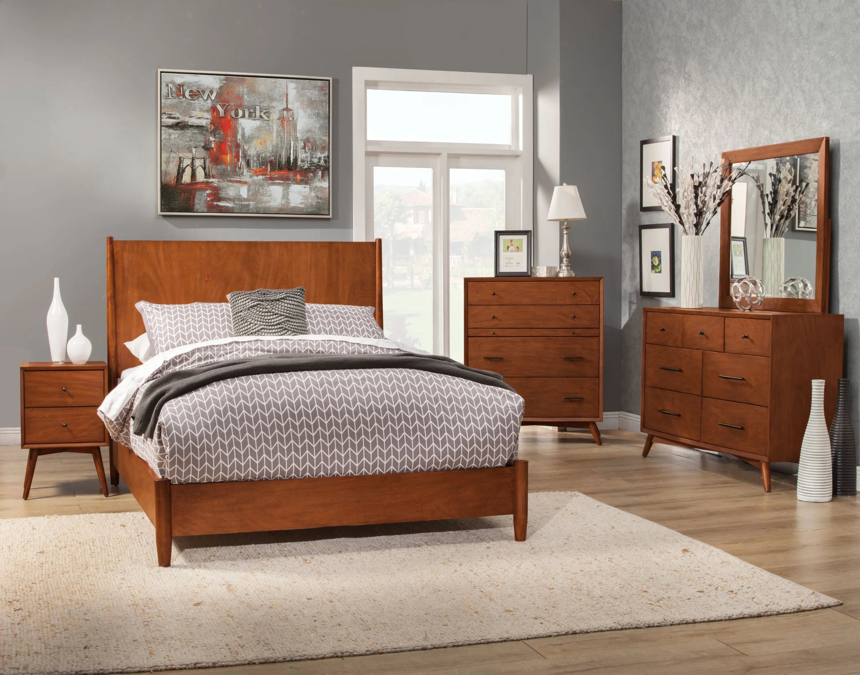 Brown Solid Wood Queen Bed Frame Homeroots Bed & Bath
