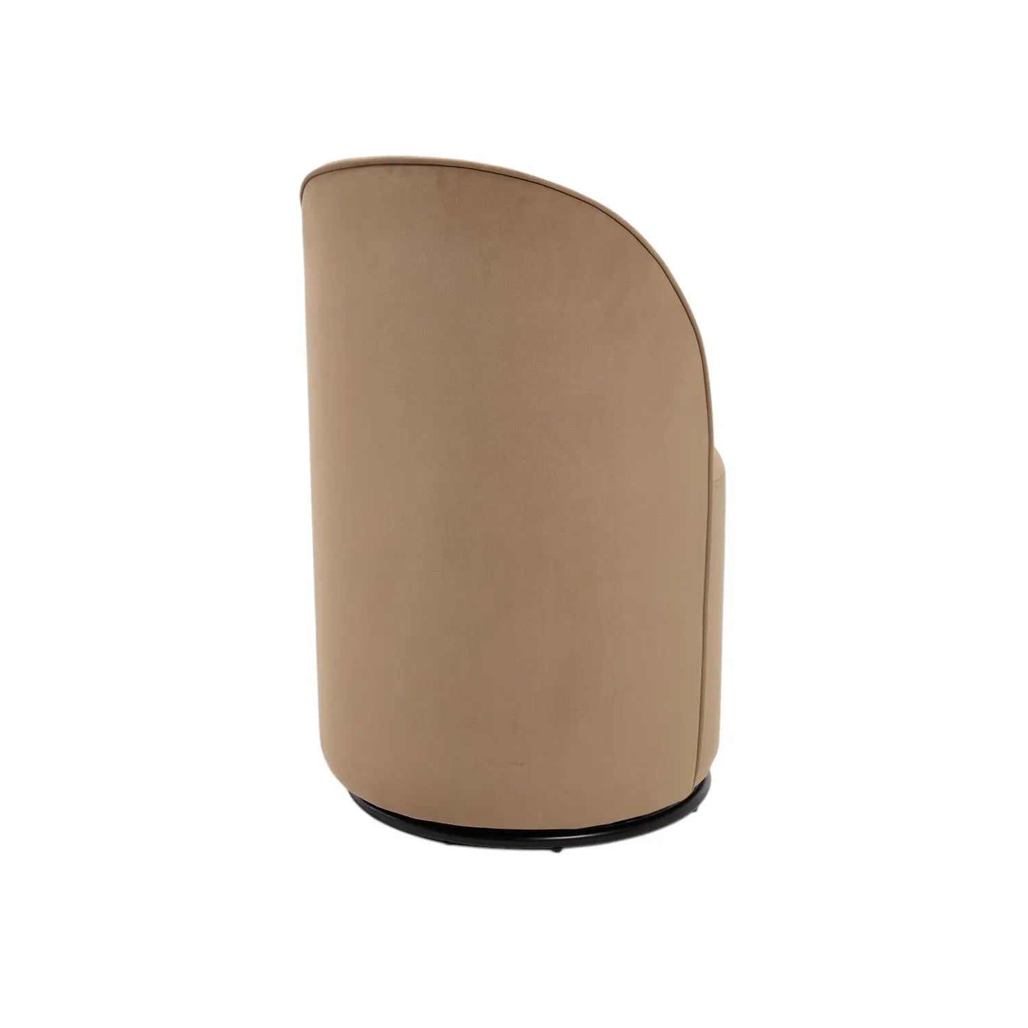 Brown Upholstered And Wood Curved Back Dining Side Chair Homeroots