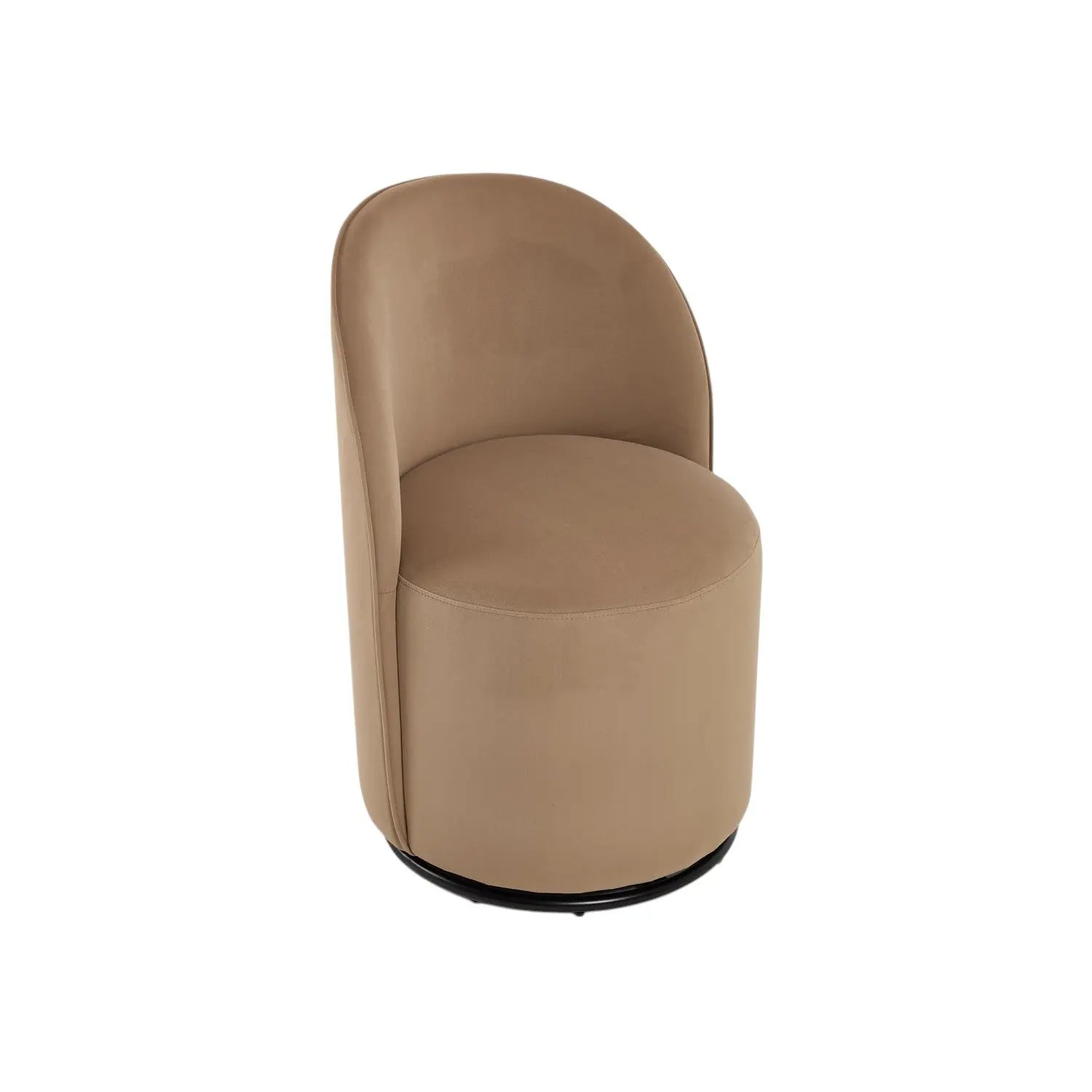 Brown Upholstered And Wood Curved Back Dining Side Chair Homeroots