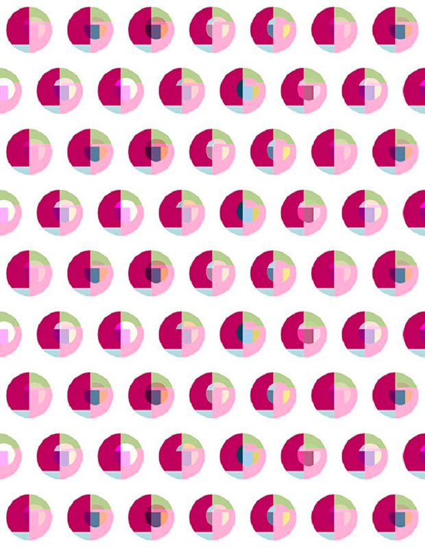 Bubble Gum' Boho Polka Dots Peel & Stick Wallpaper SBC-LTD