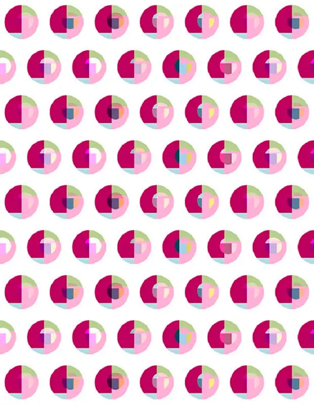 Bubble Gum' Boho Polka Dots Peel & Stick Wallpaper SBC-LTD