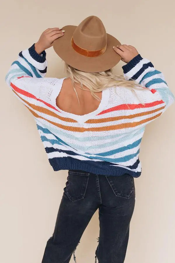 Bubblegum Knit Braided Sweater Stay Warm in Style