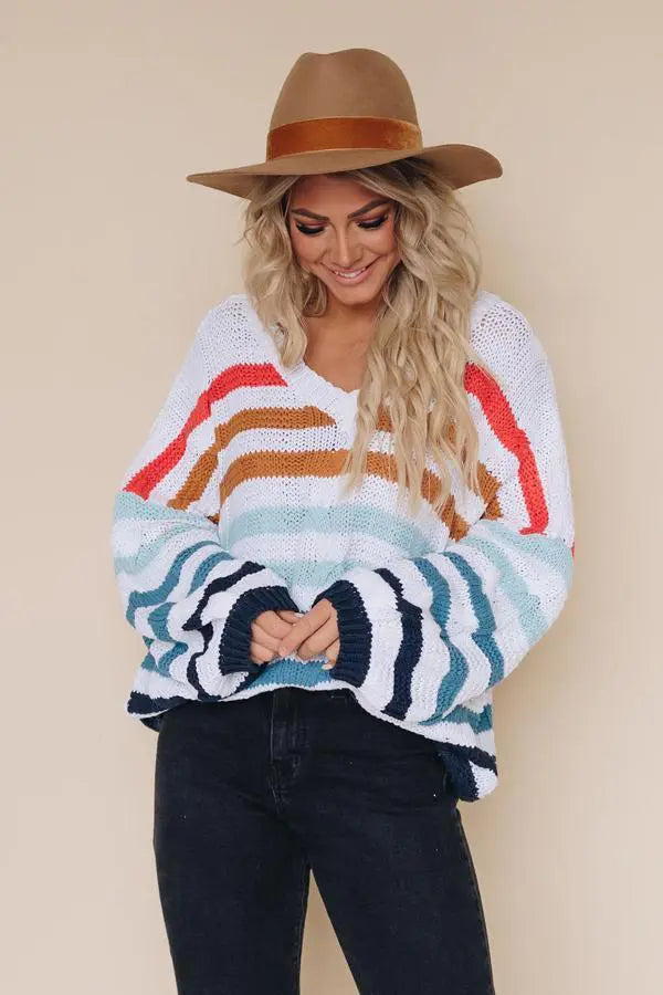 Bubblegum Knit Braided Sweater Stay Warm in Style