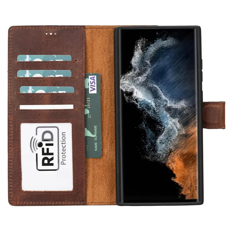 Buffalo Samsung Galaxy S20 Series Detachable Leather Wallet Case Toronata