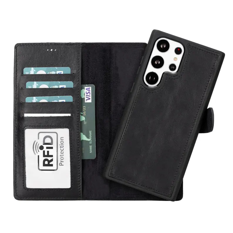 Buffalo Samsung Galaxy S20 Series Detachable Leather Wallet Case Toronata