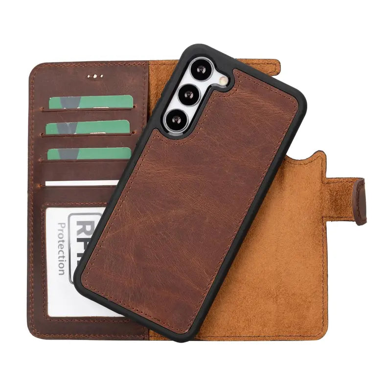 Buffalo Samsung Galaxy S21 FE Detachable Leather Wallet Case Toronata