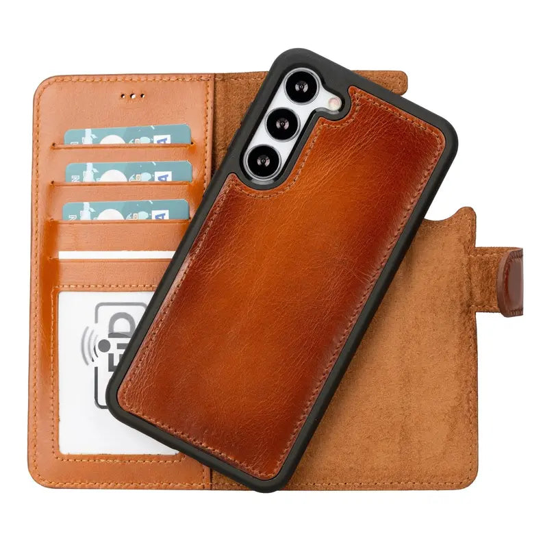 Buffalo Samsung Galaxy S21 FE Detachable Leather Wallet Case Toronata