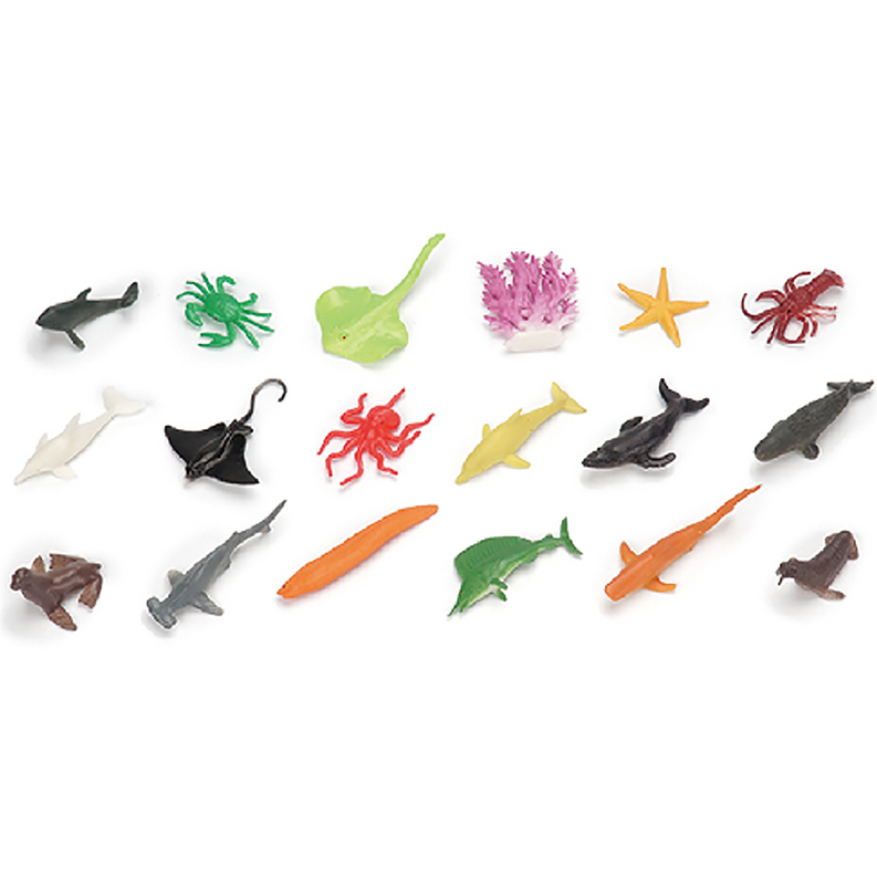Bulk 2" Marine Ocean Animals Figurines, By the Pound Texas Toy Distribution