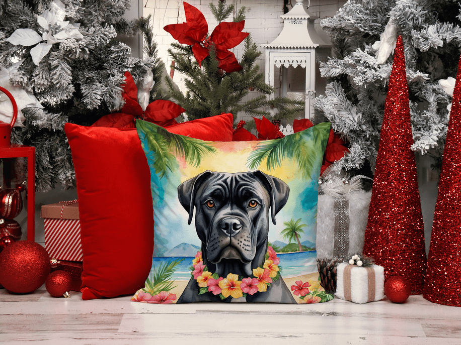 Bull Terrier Luau Pair of Pot Holders Caroline's Treasures